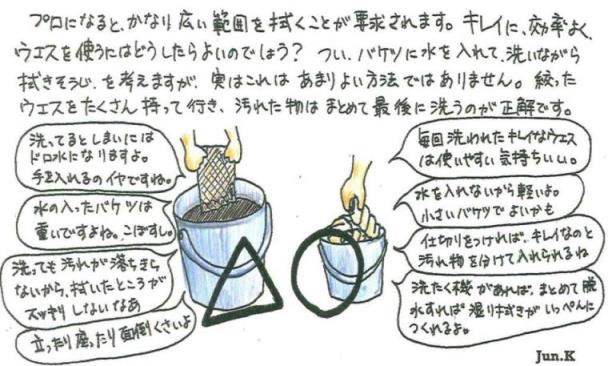 お掃除のポイント